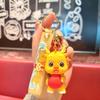 Adorable Fruit Dragon Baby Keychain Silicone Car Bag Pendant Creative Gift