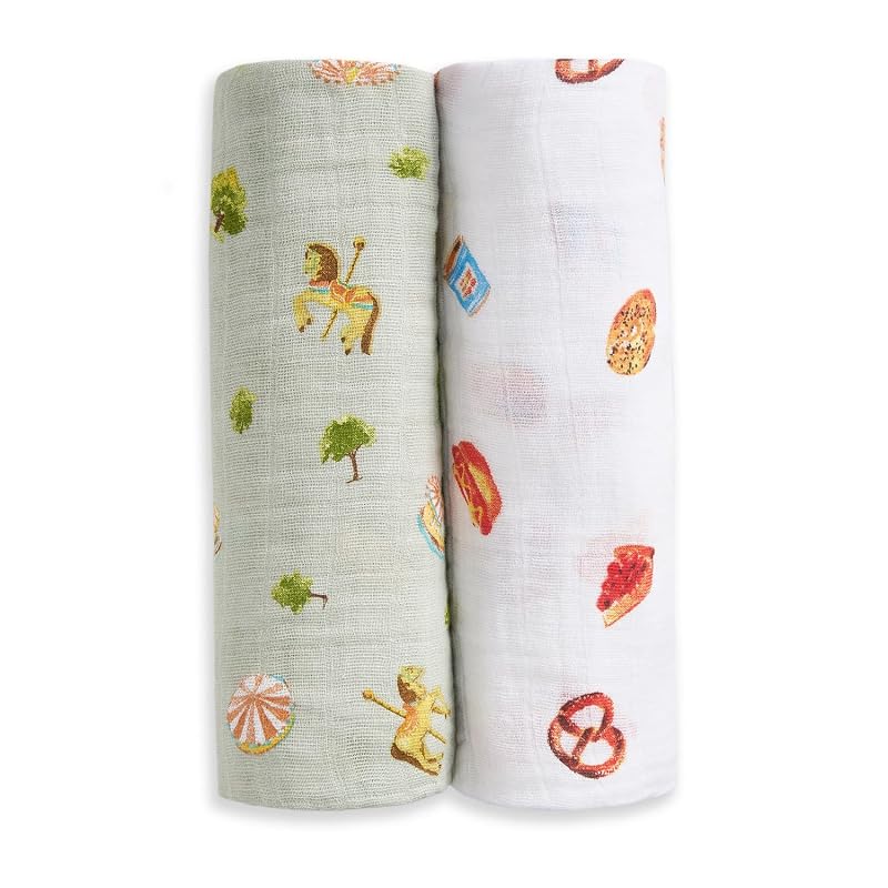 Aden+anais Пеленка New York Organic Набор из 2 шт.