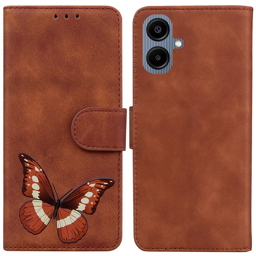 For Samsung Galaxy A07 5G Stand Case PU Leather Phone Cover Butterfly Printed