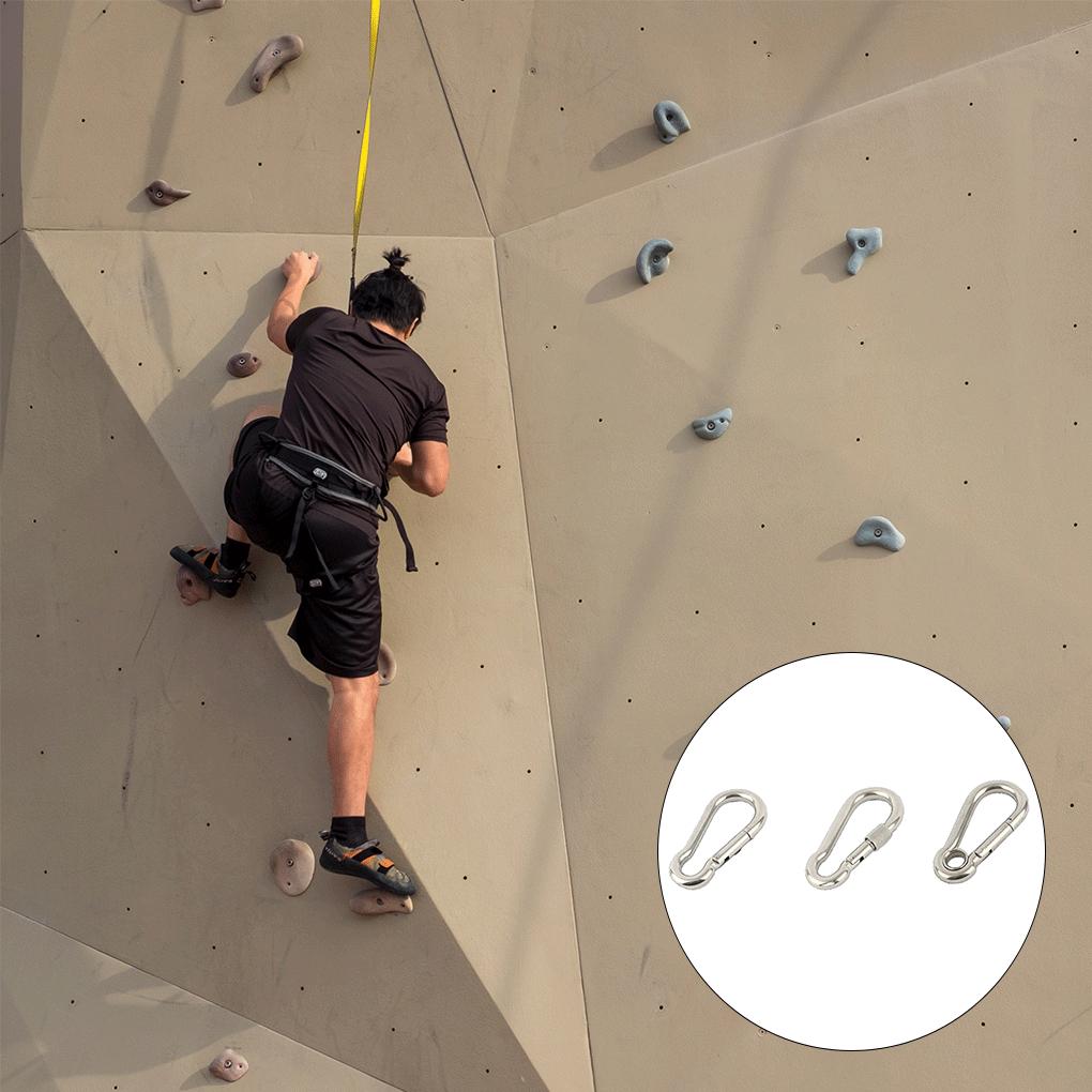 1/2/3/5 альпинистский крюк, такелажные карабины, крепежный аксессуар для веревки, безопасный фиксатор, карабин из нержавеющей стали, замок M6 (С участием