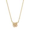 Tiny Motif K10 Diamond Clover Necklace [Noges] (0.03ct) 3024311602300999