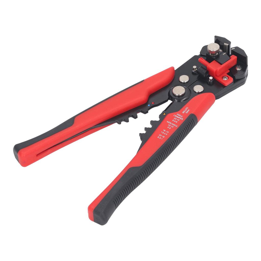 Automatic Wire Stripper 5 In 1 Cutter Crimper Peeling Puller Pliers Electrical Tool Red