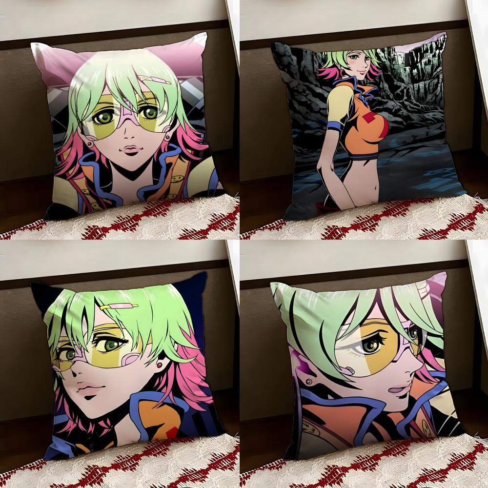 AnimeREDLINE Cushion Cover Reversible Soft Durable Pillow Cover Home Car MultiScene Use for Daily Comfort