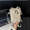 Прочные простые сумки через плечо из нейлона большой вместимости на шнурке Высококачественные повседневные универсальные свежие женские сумки через плечо 2026 Новый