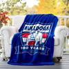 Western Bulldogs Flannel Blanket Soft All-Season Throw, Design for Camping, Car Travel, Hiking Sofa, Bed, Office Perfect Gift for Parties