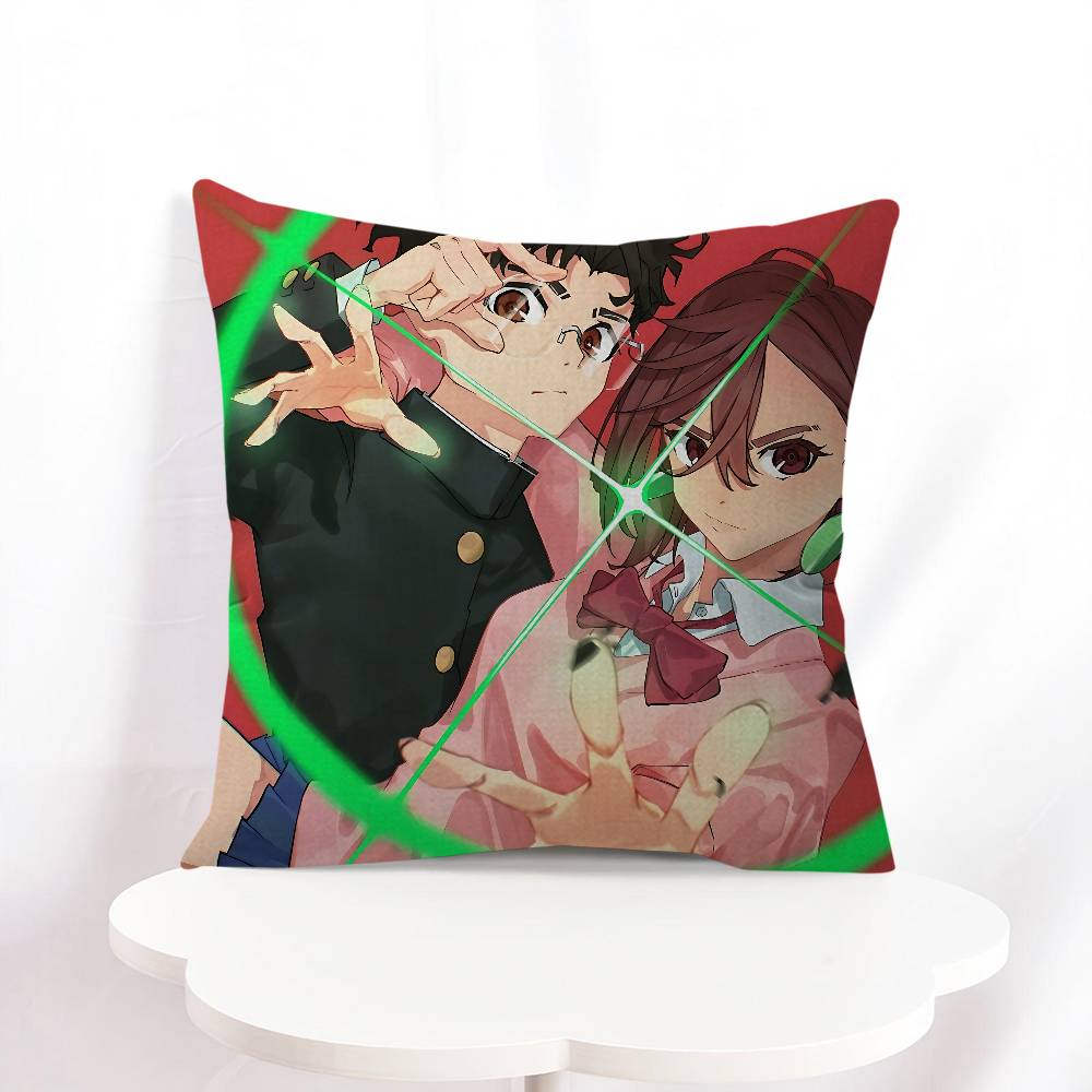 Кен Такакура Офисная подушка-наволочка Подушка для автомобиля Чехол на подушку 45X45СМ Поясничная наволочка Наволочка для диванной подушки