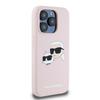 Karl Lagerfeld Klhmp15Xskchpplp Iphone 15 Pro Max 6.7 Różowy/Pink Hardcase Silicone Karl & Choupette Magsafe