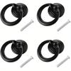 10/20 Pcs Cabinet Pulls  Vintage Drawer Ring Pulls for Dresser  Cabinet  Door Box Closet  Furniture Fittings, 0.98*1.85 Inch with Mounting Screws