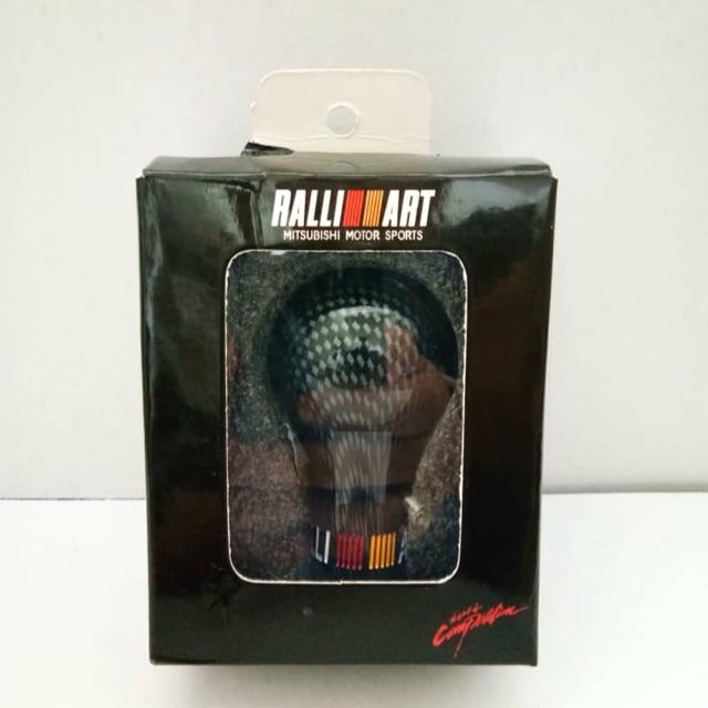 Ralliart Carbon Look Manual Transmission Gear Shift Knob For Mitsubishi