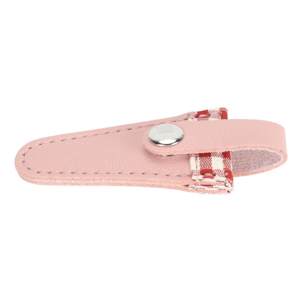Protective Scissors Protective Cover Color Lattice PU Leather Scissors Cover For Sewing