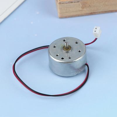 Мини-двигатель RF-300C 300 постоянного тока 1,5 В - 6 В 7000 об/мин Микро 24,4 мм Круглый шпиндельный двигатель Низкий ток DIY Вентилятор на солнечной энергии Хобби Игрушка Модель