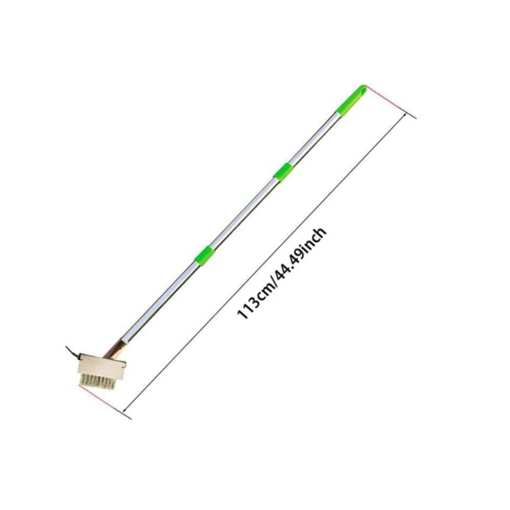 Long Steel Handle Weed Removal Brush Stainless Steel Garden Tools Manual Crack Weeder  Patio
