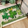 Улица. Напольный коврик ко Дню Святого Патрика, впитывающий коврик для ванной комнаты, входной коврик, нескользящий коврик для ног