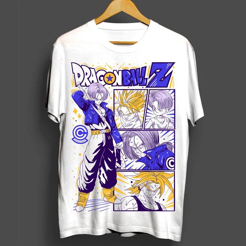 Лето 2026 Мужские Женские Футболки Сон Гоку Dragon Ball Z Веджета Хлопковая Одежда Повседневная Футболка с Короткой Рукавой С Круглым Вырезом Y2k