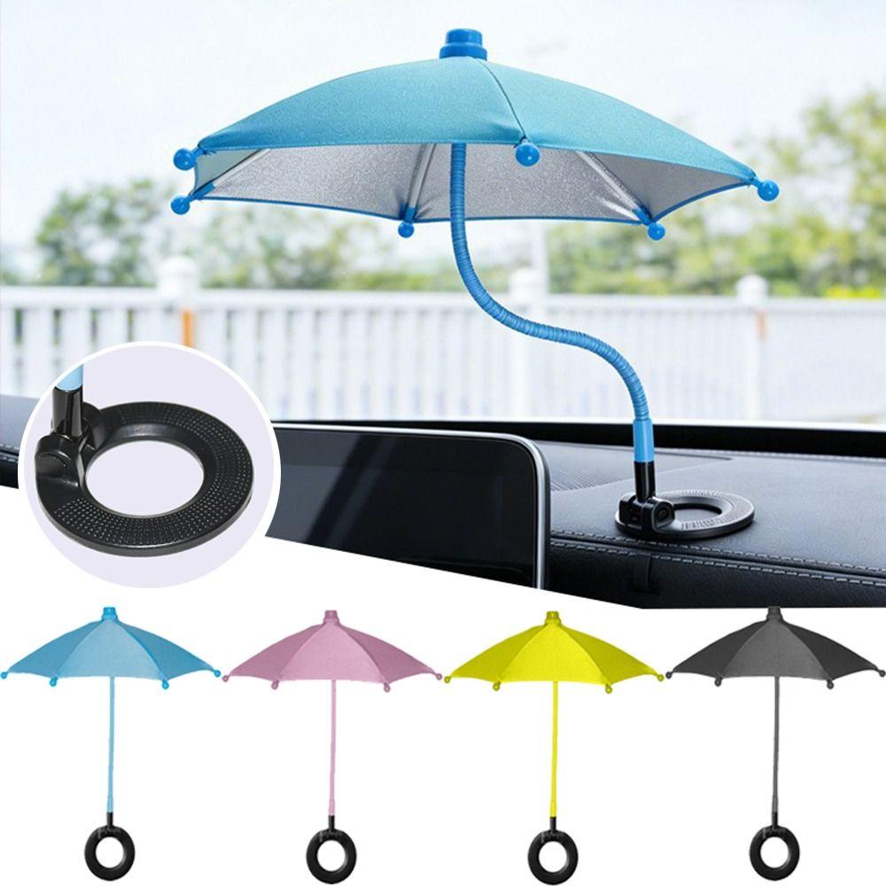 Flexible Angle Design Phone Umbrella Sun Shade Magnetic Phone Stand Cycling Protection
