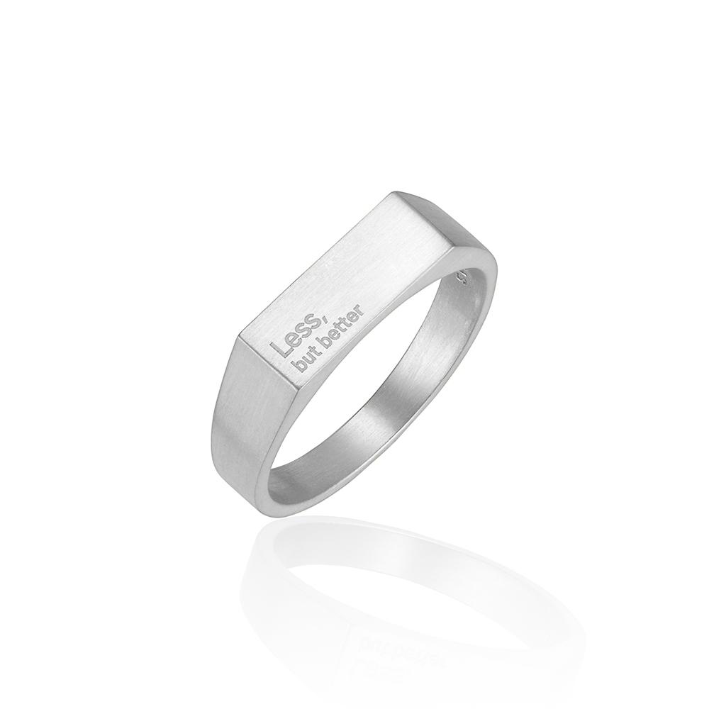 Серебряное кольцо Lunne 925 Плоское Меньше Но Лучше #Lsr24 (Тип B)
