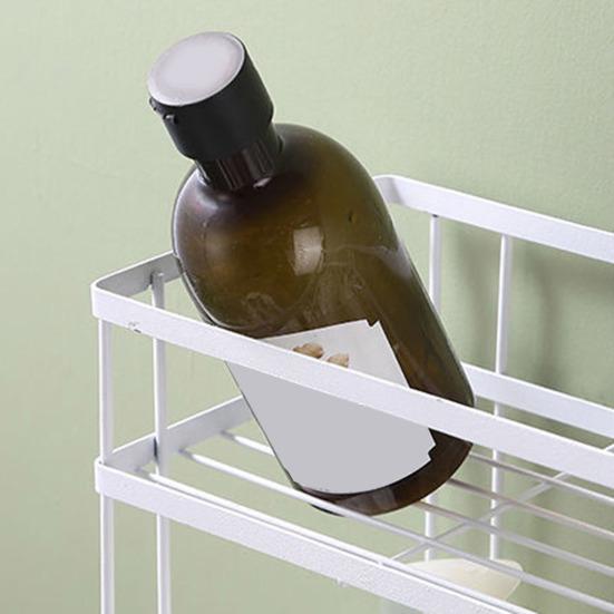 Полка для хранения Yousheng, органайзер для туалета и ванной комнаты, антикоррозийное покрытие, устойчивое к коррозии, установка без сверления, большая вместительная полка для туалета