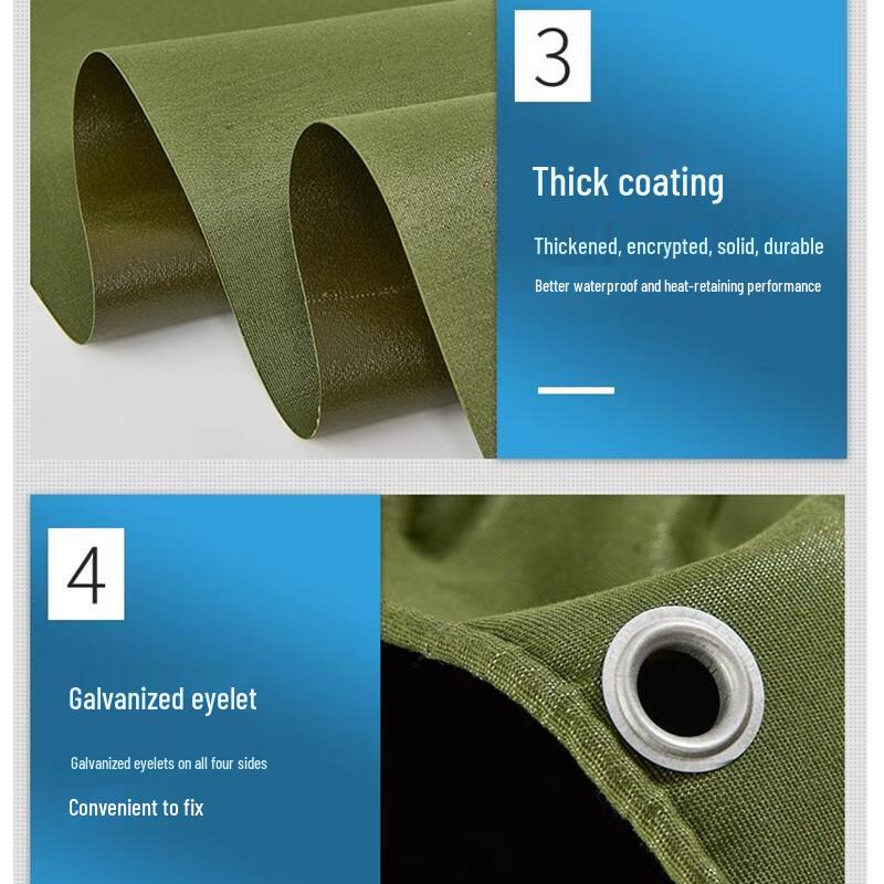 Hengli Heavy-Duty Waterproof Oxford Canvas Tarpaulin