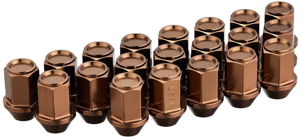 КЁ-ЭЙ (Индустрия Кёэй) Колесные гайки LEGGDURA RACING, M12 x P1.5, Бронзовые, KIN1B