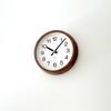 KATOMOKU Muku Clock 16 Walnut Wall Continuous Second 20cm km-108WA Clock, Hand, (Quartz Clock)