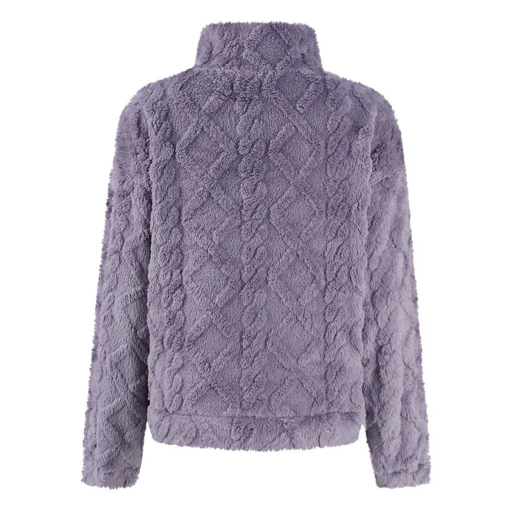 Свободный женский и зимний свитер свободного покроя с круглым вырезом и однотонной толстовкой