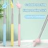1/2Pcs Retractable Stainless Steel Telescopic Rod Teacher Finger Reading Stick Guide Pointer Teaching Guide Pointer