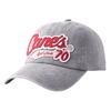 Hats men's and women's spring and summer baseball caps washed old letter embroidery curved edge peaked caps versatile retro couple hats tide