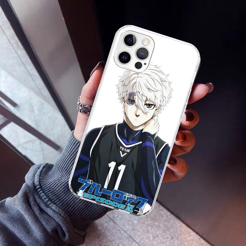 Blue Lock Nagi Seishiro Phone Case For iPhone 17 Air 11 13 Mini 14 15 Plus 16 12 Pro Max 16E SE 7 8 Pattern Soft TPU Back Cover