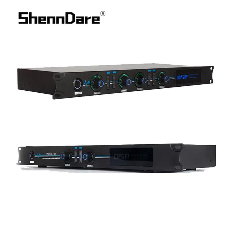 ShennDare FBX440 Профессиональный подавитель обратной связи для микрофона Автоматический анти-вой Процессор сдвига частоты одним нажатием для KTV микрофона