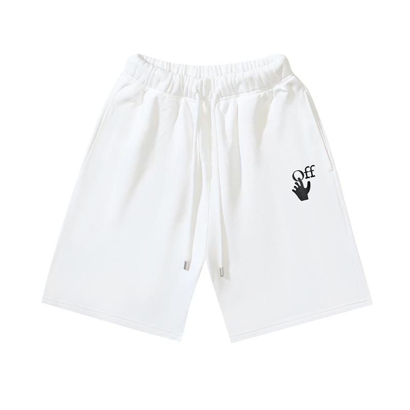 1213 Off-White Весна/Лето 2026 Новые Мужские и Женские Повседневные Свободные Шорты с Принтом Растворенной Стрелы OW