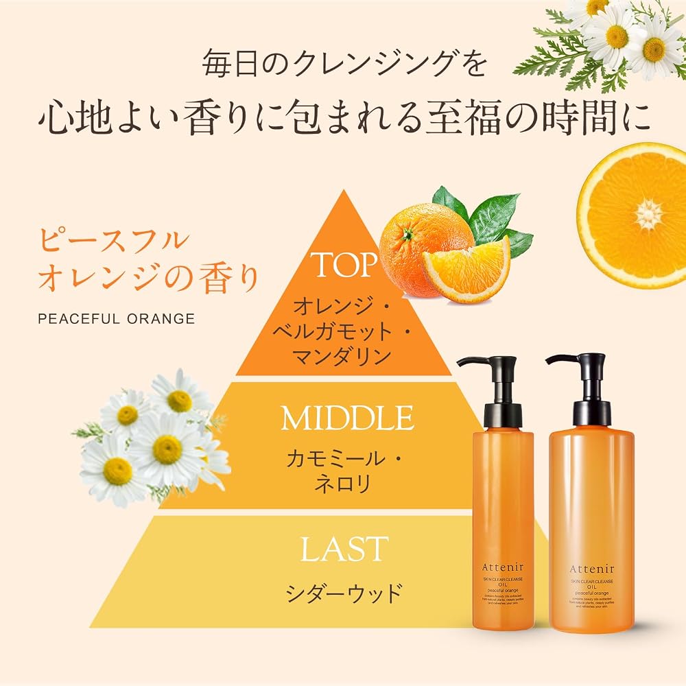 Attenir Skin Clear Cleansing Oil Aroma 175ml - Pore and dead skin cell cleansing, makeup remover,