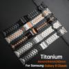 Титановый ремешок для Samsung Galaxy Watch 8 Classic 46 мм 44 мм 40 мм Correa Браслет Аксессуары для Samsung Watch7 47 мм Ultra Loop Наручный ремешок