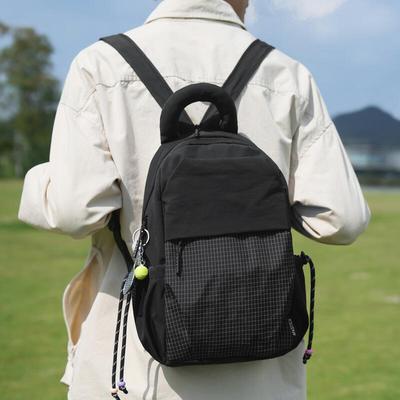 Минималистичный нейлоновый рюкзак с сетчатым дизайном – Легкая и стильная сумка для повседневного использования для студентов и городских исследователей