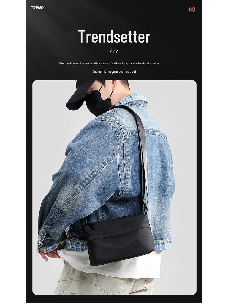 Трендовая мужская сумка через плечо: Спортивный и дорожный рюкзак большой вместимости