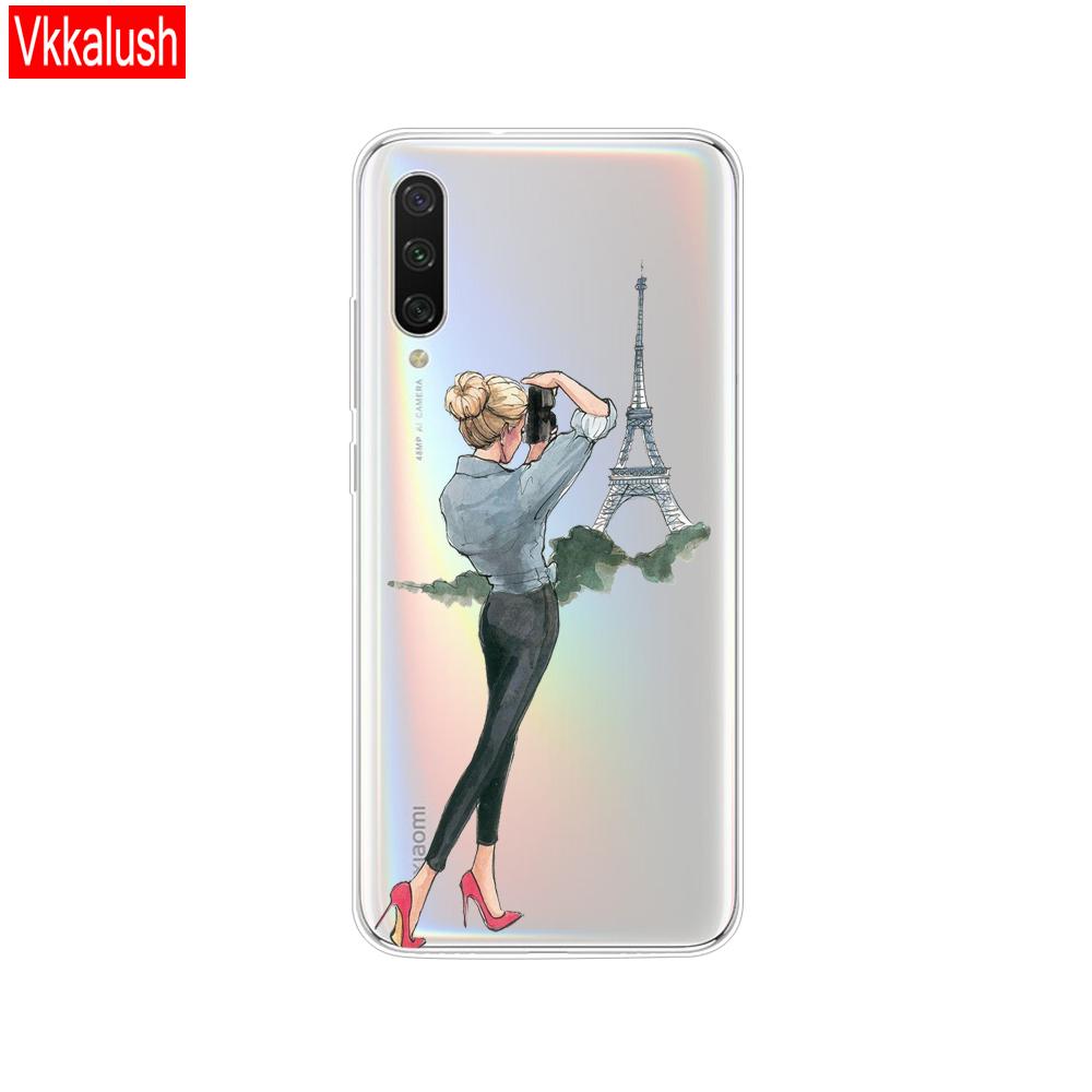 Силиконовый чехол для Xiaomi MI A3, чехол с полной защитой, мягкая задняя крышка из ТПУ, чехлы для телефонов для Xiomi MI A3, бампер, чехол для телефона