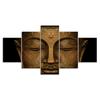 Buddha Meditation State 5 Piece Five Panel Wall Canvas Print Modern Art Poster Picture Home Decor Gift For Him For Her