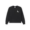 Свитшоты для скейтбординга Li Ning Мужские Черные С круглым вырезом Средняя посадка Обычные AWDS165-3
