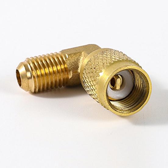 Латунный адаптер для хладагента Устойчивый к ржавчине и коррозии R32/R454B Кондиционер Обратный