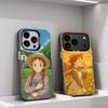 A-Анна из Зеленых Крыш Милый Чехол Для Телефона Для iPhone 17,16,15,14,13,12,11,Pro,XS,Max,Plus,Mini,SE4,E Черный Матовый Ударопрочный Чехол