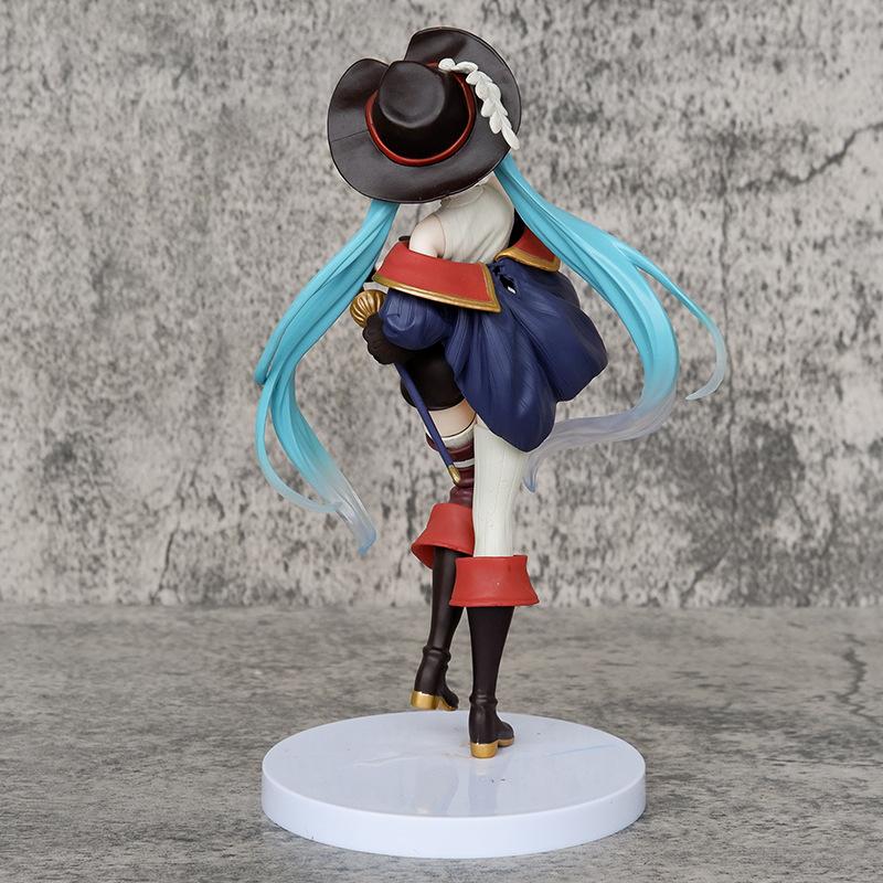 Anime Hatsune Miku Figure Fairy Tale Wonderland Hatsune Miku Puss in Boots Kawaii Action Figures Adult Collection Model Toy Gift