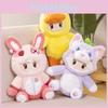 Officially Licensed Yuen Meng Zhi Xing Plush Toys Featuring Cute Animals Sitting