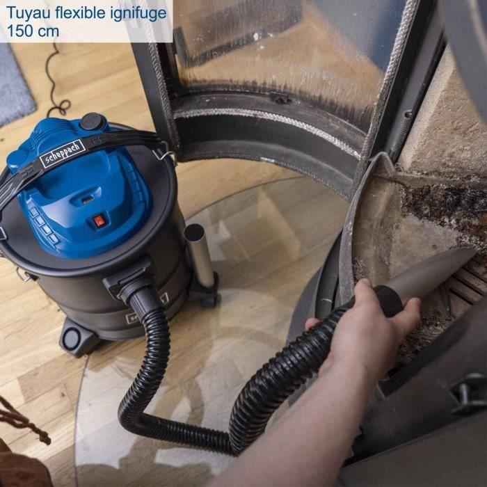 Aspirateur à cendre AVC25 - cuve de 20L - 1300W - SCHEPPACH