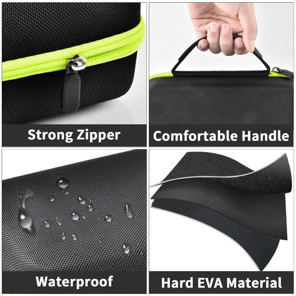 Portable Label Maker Storage Bag EVA Large Capacity Holder Sturdy for Brother P-Touch PTH110BP/ PTH110/ PTH111/ PTE110