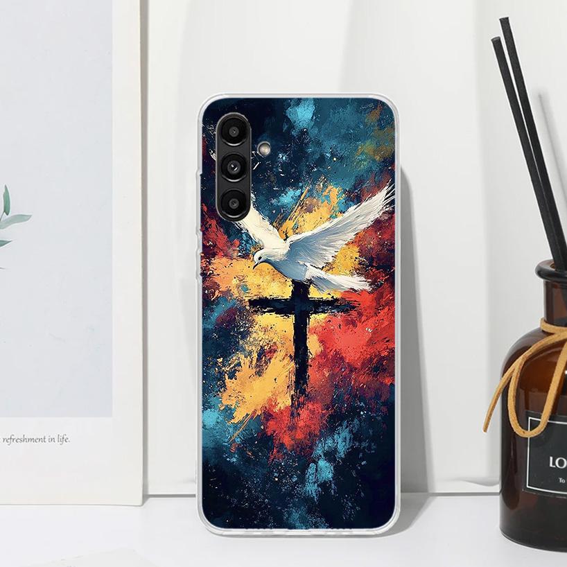 Jesus Bible Phone Case For Samsung Galaxy A17 A37 A57 A16 A26 A36 A56 A15 A25 A35 A55 A14 A24 A34 A54 A13 A23 A33 A53 A07 Galaxy