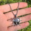 Горячая Распродажа Готический Черный Кулон-Крест в Форме Сердца - Хэллоуинская Темная Серия