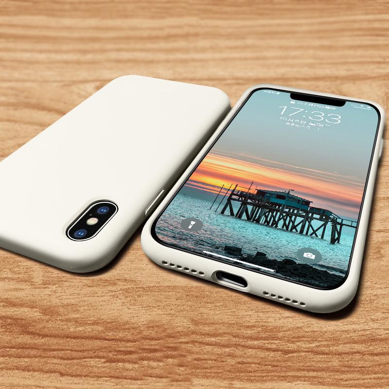 Подходит для чехла на мобильный телефон Apple X, чехла на мобильный телефон iPhonexsmax, XR, противоударного, ультратонкого, из твердого силикона, 11, прозрачного белого, xs