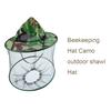 Midge Mosquito Insect Hat Mesh Fishing Caps Head Net Face Protector Camouflage Camping Kit