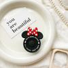 Креативный держатель-подушка для телефона Mickey Mouse с бантом, выдвижной, для задней панели, настольная подставка