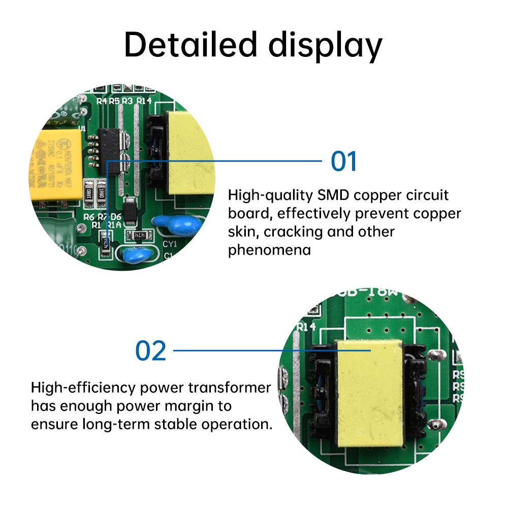 AC185V-260V в DC12V Постоянное напряжение 18 Вт 36 В Супертонкий Светодиодный драйвер Светодиодные блоки питания 1А Трансформатор освещения для светодиодного освещения
