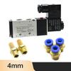 Supapă Solenoid Electrică Pneumatică 4V210-08 5 Căi 2 Poziții Control Aer Gaz Supapă Magnetică 12V 24V 220V Fitinguri Furtun 4mm-12mm